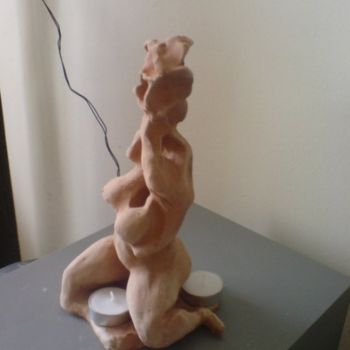 Sculpture titled "perforated" by Giorika, Original Artwork, Ceramics