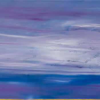 Malarstwo zatytułowany „Indigo Clouds” autorstwa Gaia Starace, Oryginalna praca, Olej
