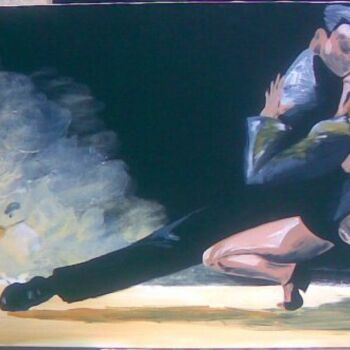 Pintura titulada "Tango Fou" por Jean-Louis Gaillard, Obra de arte original, Acrílico Montado en Bastidor de camilla de made…