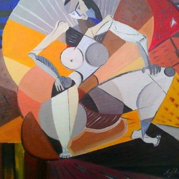 Peinture intitulée "défi au monde" par Jean-Louis Gaillard, Œuvre d'art originale, Huile