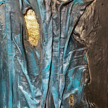 Pittura intitolato "AQUAMARINE" da Galah Viviana, Opera d'arte originale, Acrilico Montato su Telaio per barella in legno