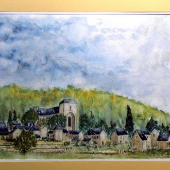 Pintura titulada "Saint-Amand-de-Coly…" por Jeangal, Obra de arte original
