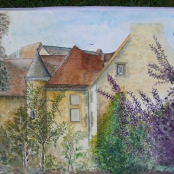 Painting titled "Sarlat" by Jeangal, Original Artwork