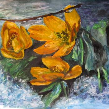 Painting titled "Spring" by Natalia Timashova, Original Artwork
