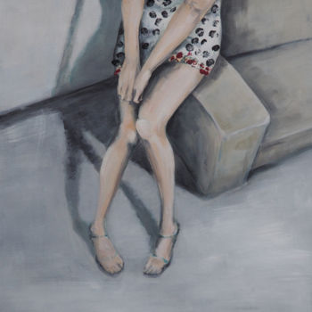 Peinture intitulée "Ann" par Agnieszka Chudzicka, Œuvre d'art originale, Acrylique