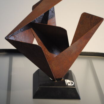 Sculpture titled "Sinfonia de la oxid…" by Galeria Ia, Original Artwork, Metals