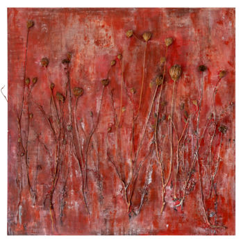 Schilderij getiteld "EMBRACING THE ROOTS…" door Galeria Eva-Sas, Origineel Kunstwerk, Acryl