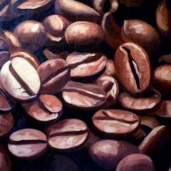 Painting titled "Café" by Juan  Carlos Cepeda Rios, Original Artwork