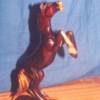 Sculpture intitulée "cheval" par Berty, Œuvre d'art originale
