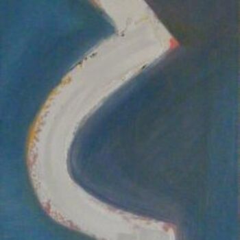 Pintura intitulada "composition abstrai…" por Alban Maurier, Obras de arte originais, Óleo
