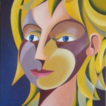 Peinture intitulée "femme" par Alban Maurier, Œuvre d'art originale, Huile