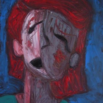 Pintura intitulada "sans titre" por Alban Maurier, Obras de arte originais, Óleo