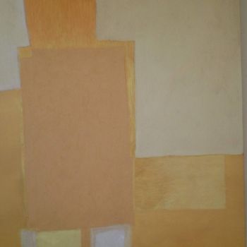 Peinture intitulée "composition jaune d…" par Guy Billouet, Œuvre d'art originale, Huile