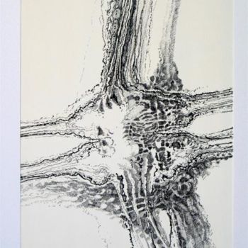Dessin intitulée "Articulation réseau" par Jean Kerinvel, Œuvre d'art originale, Autre