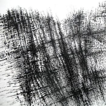 Рисунок под названием "Falaises en vibrati…" - Jean Kerinvel, Подлинное произведение искусства, Другой