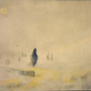Peinture intitulée "Из тумана" par Galina Gonharova, Œuvre d'art originale, Huile
