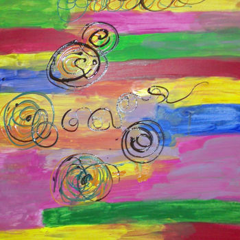 Painting titled "colourful.jpg" by Galia Velkova, Original Artwork, Acrylic
