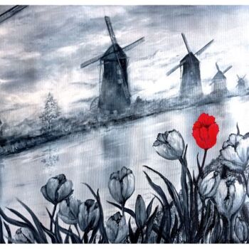 Картина под названием "Голландия. Когда ты…" - Галина Абышева, Подлинное произведение искусства, Акрил