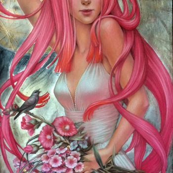 绘画 标题为“Мелодия Любви” 由Galina Bodyakova, 原创艺术品, 粉彩