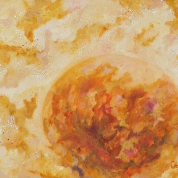 Картина под названием "Vivaldi`s Space 3" - Galina Bryukhanova, Подлинное произведение искусства, Масло