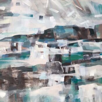 Картина под названием "Landscape. Misty va…" - Galina Poloz, Подлинное произведение искусства, Акрил