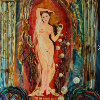 Pittura intitolato "Цикл жизни..." da Galina Romanenko, Opera d'arte originale, Olio