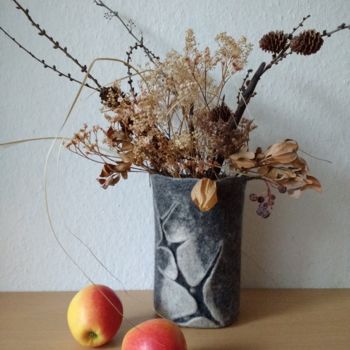 设计 标题为“Vase "Rock painting…” 由Galina Serdiucova, 原创艺术品, 饰品