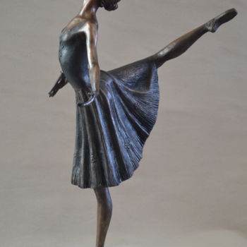 Скульптура под названием "Эсмеральда" - Анатолий Медведев, Подлинное произведение искусства, Бронза
