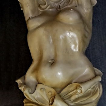 Sculpture intitulée "Кариатида Эллада" par Galina Pakhomova, Œuvre d'art originale, Pierre