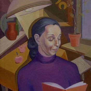 Картина под названием "женский портрет" - Галина Котова, Подлинное произведение искусства
