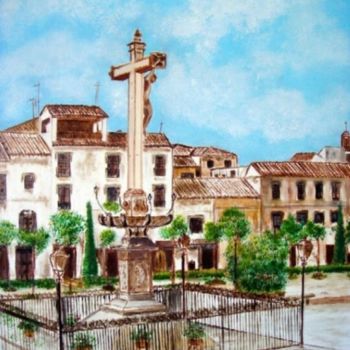 Painting titled "Campo del príncipe" by Galindo, Original Artwork