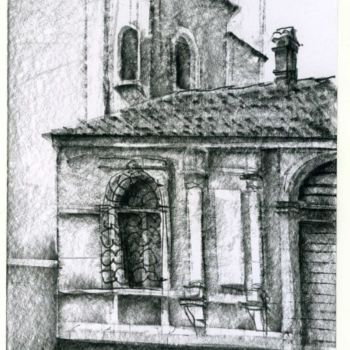 「Rio della Senza, Or…」というタイトルの描画 Maria Teresa Mulatti Garibaldiによって, オリジナルのアートワーク