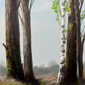 绘画 标题为“Forest” 由Ольга Базанова, 原创艺术品, 油
