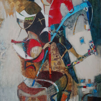 Painting titled "Kalleidoscope" by Galya Didur, Original Artwork, Acrylic