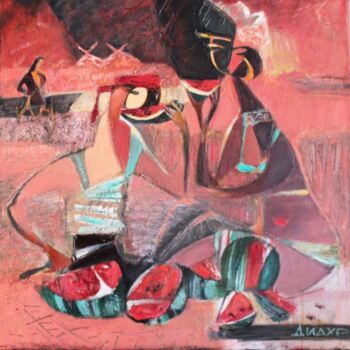 Malerei mit dem Titel "Summer" von Galya Didur, Original-Kunstwerk, Acryl