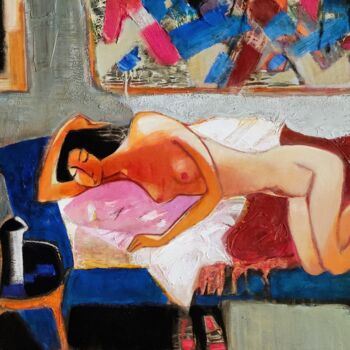 Картина под названием "The Rape of Europe…" - Galya Didur, Подлинное произведение искусства, Акрил