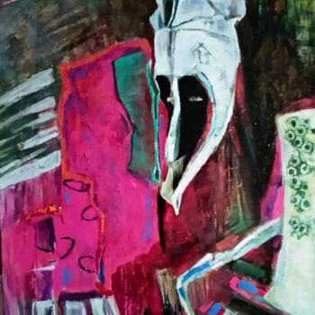 Pittura intitolato "Still life with   a…" da Galya Didur, Opera d'arte originale, Acrilico
