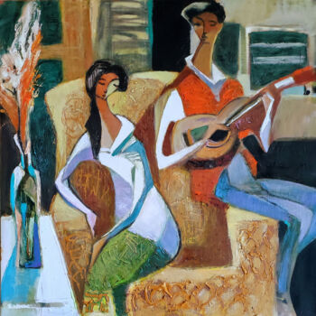 "Evening" başlıklı Tablo Galya Didur tarafından, Orijinal sanat, Akrilik