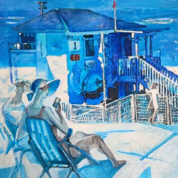 "Ajami Beach" başlıklı Tablo Galya Didur tarafından, Orijinal sanat, Akrilik