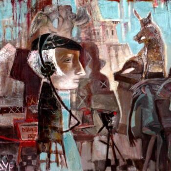 Pintura titulada "Exhibits 2" por Galya Didur, Obra de arte original, Acrílico