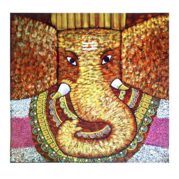 Peinture intitulée "GANAPTHI" par Ganeshguntoju, Œuvre d'art originale