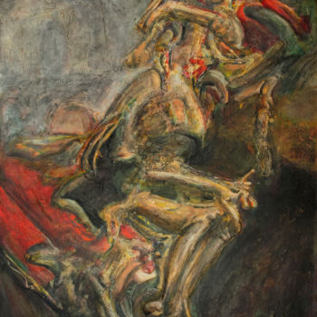 Картина под названием "Replica - Peter Pau…" - Gani, Подлинное произведение искусства, Акрил