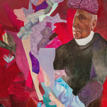 Картина под названием "Victory of reason" - Hanna Furs, Подлинное произведение искусства, Акрил