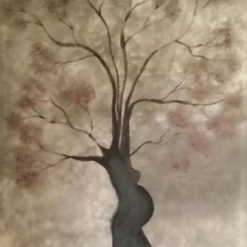 Peinture intitulée "Mère Nature" par D'Âme Forêt, Œuvre d'art originale, Acrylique
