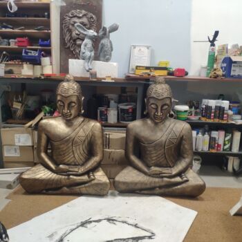 雕塑 标题为“Sculpture buddha” 由Илья Соловьев, 原创艺术品, 树脂