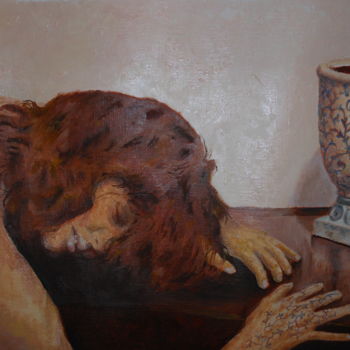 Pintura titulada "Mulher Desacordada" por Rgarcia, Obra de arte original, Oleo