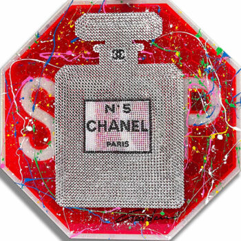 Skulptur mit dem Titel "Chanel Stop Paris" von Gardani, Original-Kunstwerk, Kunststoff
