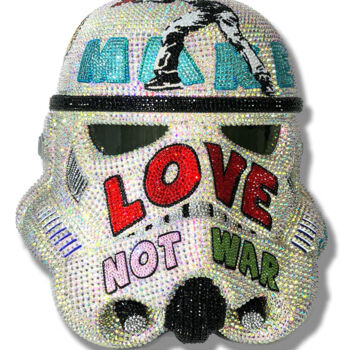 Escultura titulada "Make Love not War -…" por Gardani, Obra de arte original, Fundición