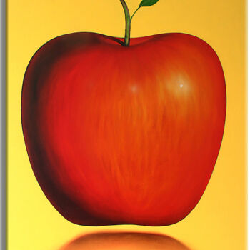 "Apple Passion" başlıklı Tablo Gardani tarafından, Orijinal sanat, Petrol Ahşap Sedye çerçevesi üzerine monte edilmiş