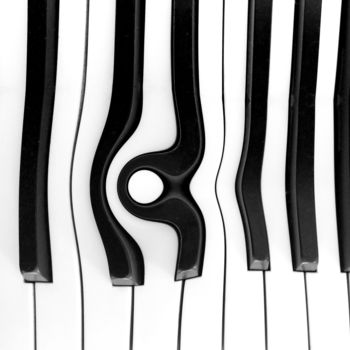 Arte digital titulada "When the Piano play…" por Gareth P Jones, Obra de arte original, Trabajo Digital 2D